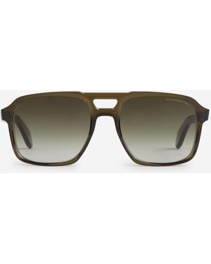 Cutler and Gross Gafas De Sol Aviador - Gris