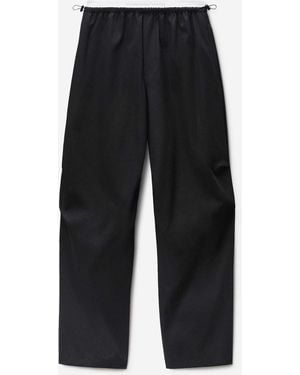Alexander Wang Wide Leg Cotton Trousers - Blue
