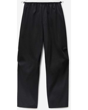 Alexander Wang Wide Leg Cotton Trousers - Blue