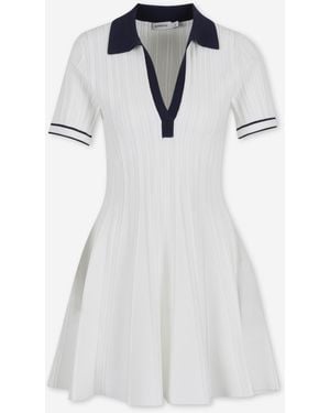 Jonathan Simkhai Pleated Mini Dress - White