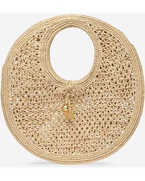 Jacquemus Spiaggia Round Bag - Metallic