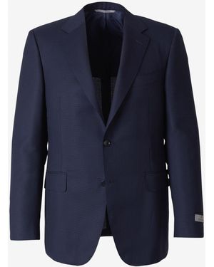 Canali Wool Blazer - Blue