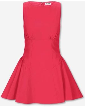 STAUD Vestido Mini Gwen - Rojo