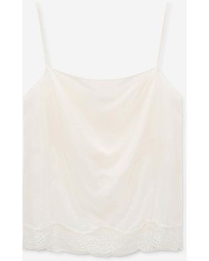 Dorothee Schumacher Silk Lingerie Top - White