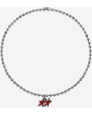 Twojeys Collana Con Sfera A Stelle Fuse - Metallizzato
