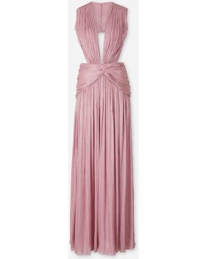 Costarellos Maxi Dress Silla - Pink