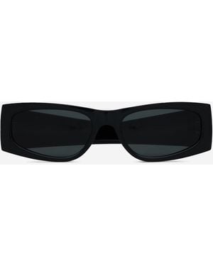 Saint Laurent Rechteckige Sonnenbrille - Schwarz