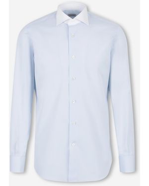 Santa Eulalia Cotton Dress Shirt - Blue
