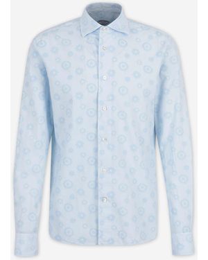 Vincenzo Di Ruggiero Long Sleeve Shirt - Blue