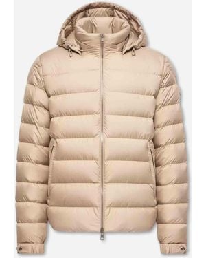 Moncler Doudoune À Plumes Courtes Arneb - Neutre