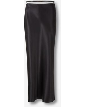 Tom Ford Maxi Silk Skirt - Black