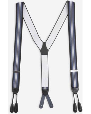 Santa Eulalia Elastic Suspenders - White