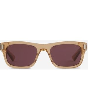 Saint Laurent Square Sunglasses - Pink