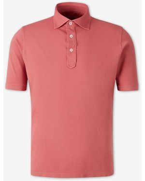 Santa Eulalia Cotton Piqué Polo Shirt - Pink