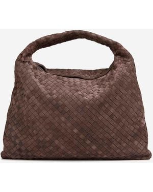 Bottega Veneta Bolso Hop Maxi - Marrone