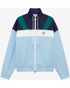 CASABLANCA Laurel Track Jacket - Blue
