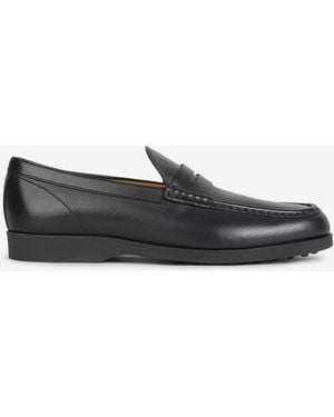 Tod's Leather Loafers - Black