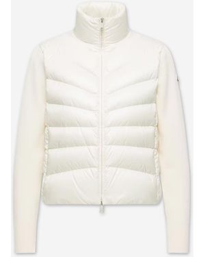 Moncler Doudoune Pangas Maille - Blanc