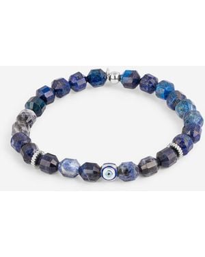Tateossian Hexade Evil Eye Bracelet - Blue