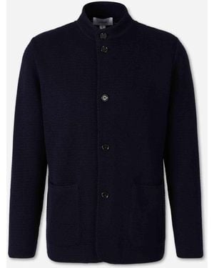 Lardini Wool Cardigan - Blue