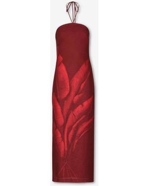 ANDRES OTALORA Coastal Maxi Dress - Red