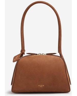Alaïa Bolso Mini Le Bouledogue - Marrón