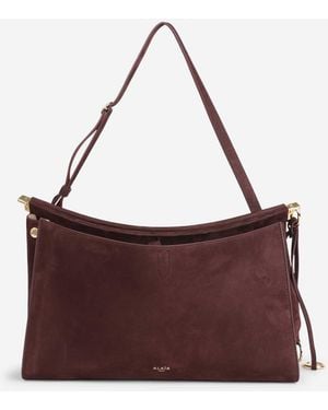 Alaïa Bolso Le Click Pocket 35 - Morado