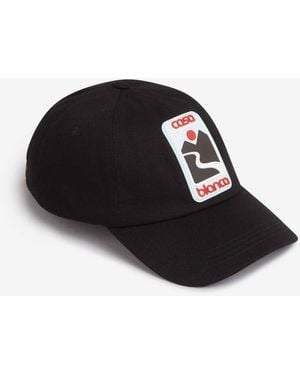 CASABLANCA Embroidered Logo Cap - Black