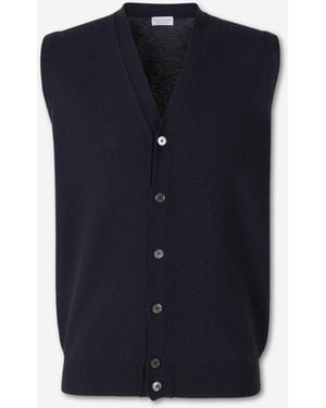 Santa Eulalia Wool Knit Vest - Blue