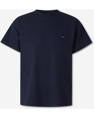 Jil Sander Kurzarm-T-Shirt - Blau