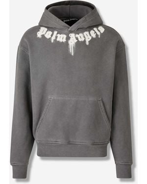 Palm Angels Sudadera Con Capucha - Grey