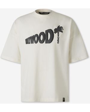 Palm Angels Short Sleeve T-Shirt - White