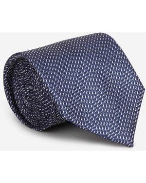 Brioni Textured Tie - Blue