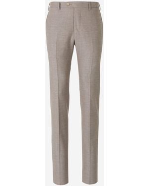 Marco Pescarolo Cashmere Dressy Trousers - Grey
