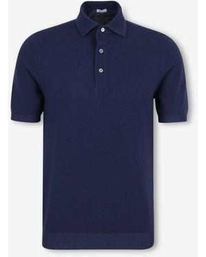 Santa Eulalia Polo Knit Cotton - Blue