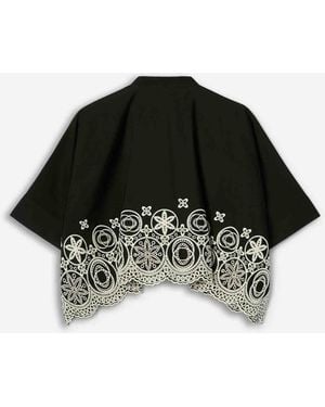 La DoubleJ Mini Scarf Blouse - Black