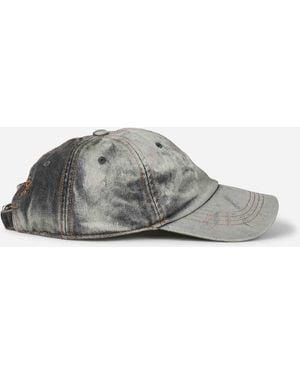 Acne Studios Gorra Denim Washed - Gris