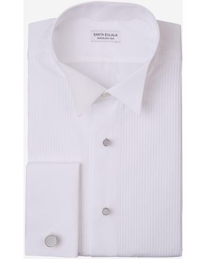 Santa Eulalia Poplin Formal Shirt - Purple