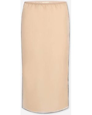 KHAITE Falda Midi Syndi - Blanco