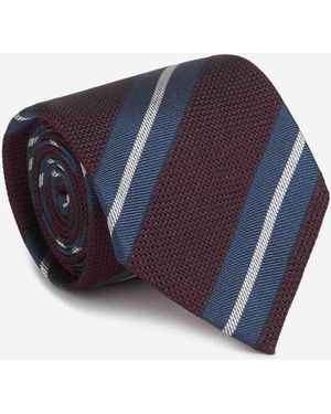 Bigi por Santa Eulalia Diagonal Stripes Tie - Blue