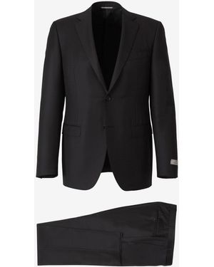 Canali Vestito Dritto - Nero