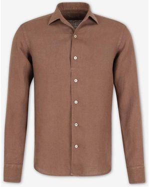 Santa Eulalia Linen Shirt - Brown