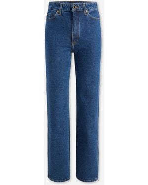 KHAITE Danielle Straight Jeans - Blue