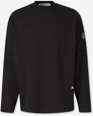 Moncler RE-ICONS T-Shirt A Maniche Lunghe - Nero