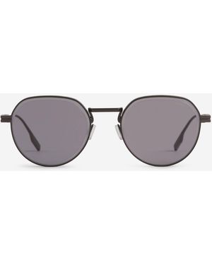 ZEGNA Round Sunglasses - Gray
