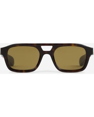 McQueen Occhiali Da Aviatore T-Bar - Verde