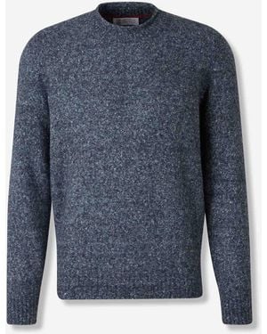 Brunello Cucinelli Crew Neck Sweater - Blue