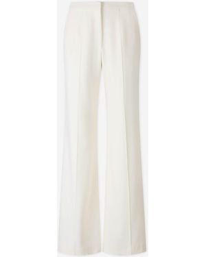Costarellos Lurex Georgette Pants - White
