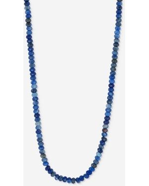 Tateossian Collier De Perles À Nœuds - Bleu