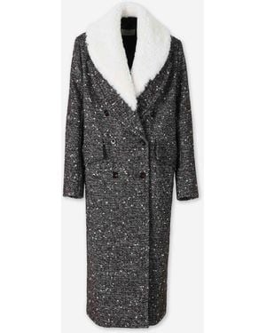 Dorothee Schumacher Cozy Attraction Langer Mantel - Grau